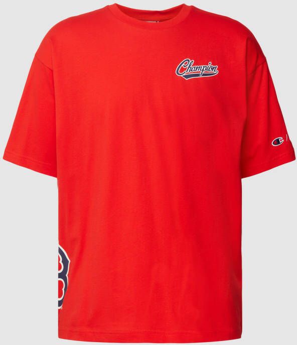 Champion T-shirt met labelprint
