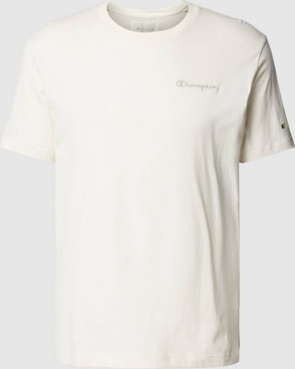 Champion T-shirt met statementprint aan de achterkant