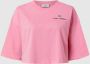 Chiara Ferragni Collection T-shirt 631 Logo Clic Jersey 160 CO Roze Dames - Thumbnail 2