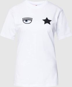 Chiara Ferragni T-shirt met motiefstitching model 'EYE STAR'