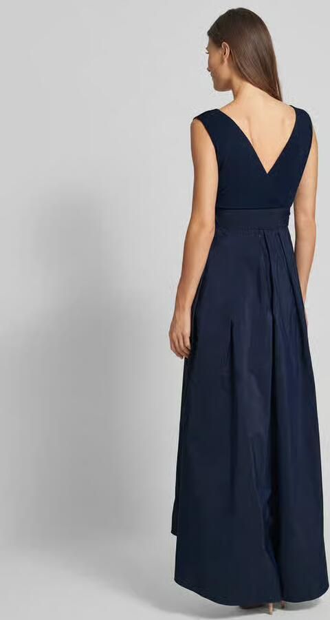 Christian Berg Cocktail Avondjurk met strikceintuur - Foto 5