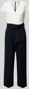 Christian Berg Cocktail Jumpsuit in two-tone-stijl met strikceintuur - Foto 3