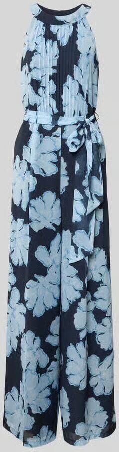 Christian Berg Cocktail Jumpsuit met Strikceintuur en Plissévouwen - Foto 2