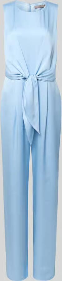 Christian Berg Cocktail Jumpsuit van Satijn met Strikceintuur - Foto 2