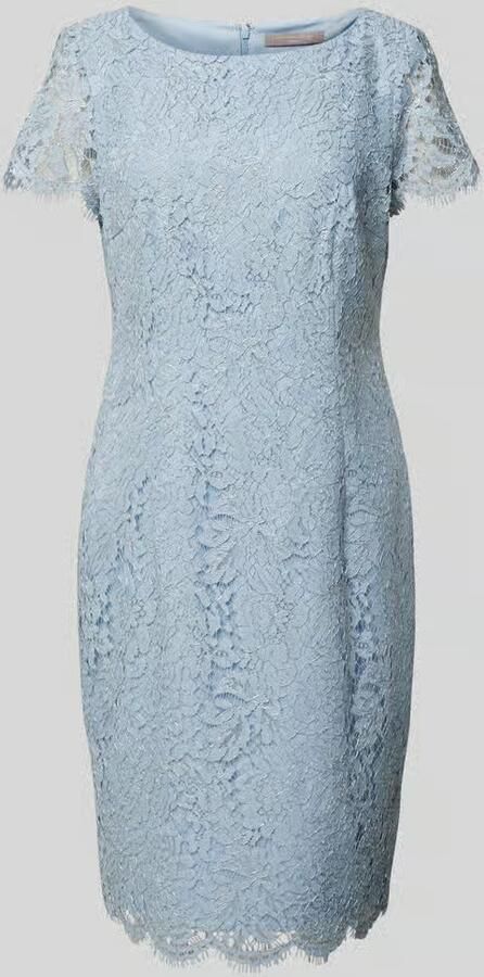 Christian Berg Cocktail Knielange cocktailjurk met viscose