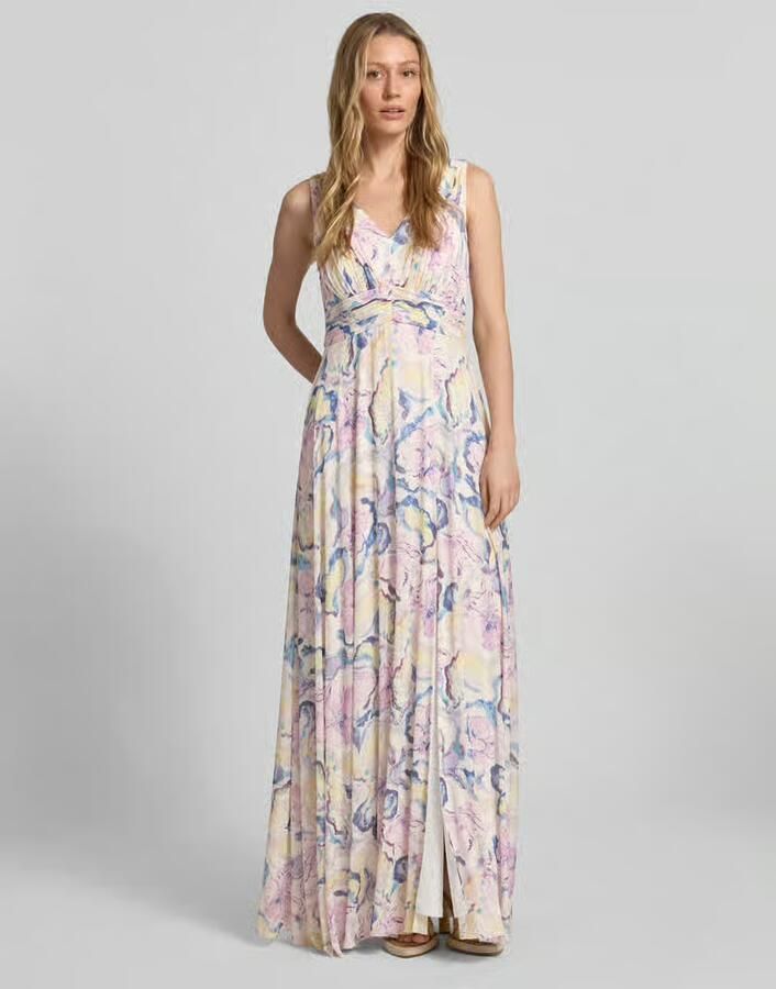 Christian Berg Cocktail maxi-jurk in all-over look - Foto 3