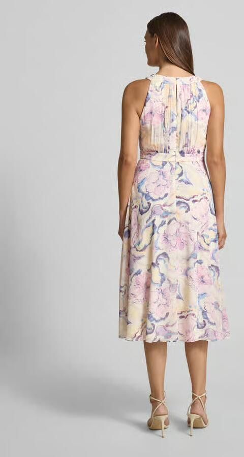 Christian Berg Cocktail midi-jurk met all-over bloemenmotief - Foto 3