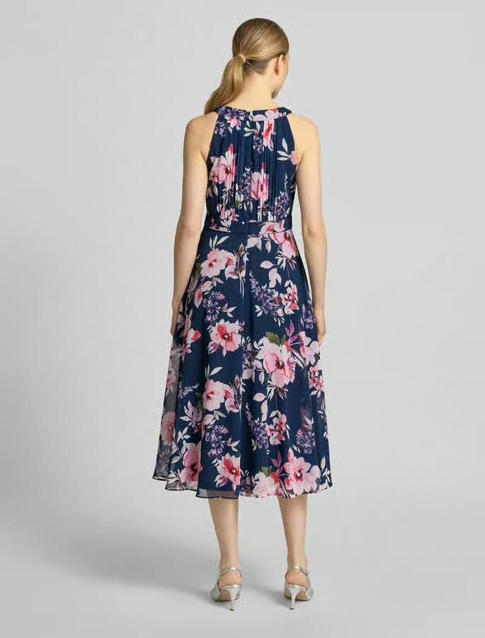 Christian Berg Cocktail midi-jurk met all-over bloemenmotief - Foto 2