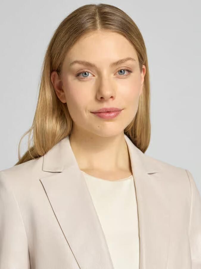 Christian Berg Cocktail regular fit blazer van linnenmix