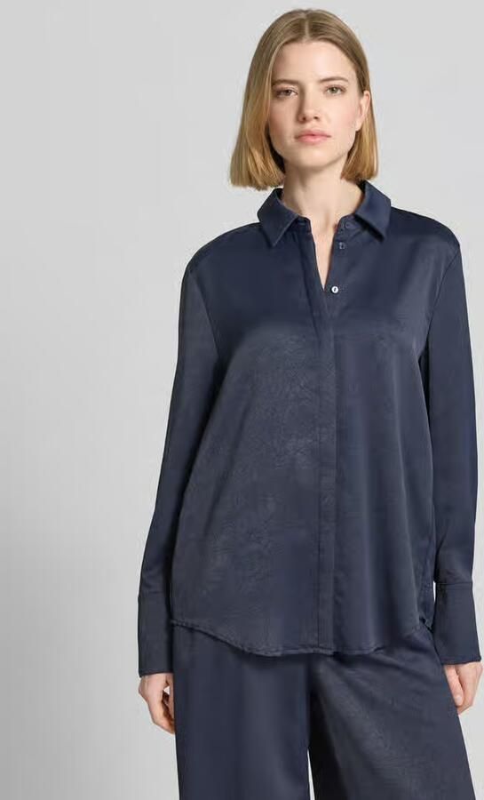 Christian Berg Cocktail regular fit overhemdblouse met structuurpatroon - Foto 3