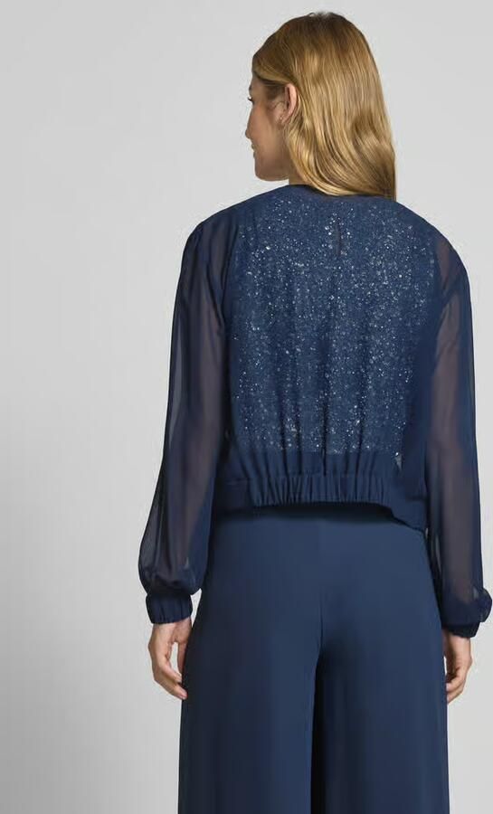 Christian Berg Cocktail Relaxed fit bolero in semi-transparant design