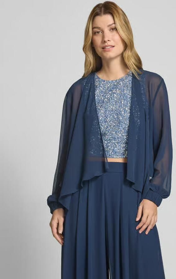 Christian Berg Cocktail Relaxed fit bolero in semi-transparant design - Foto 4