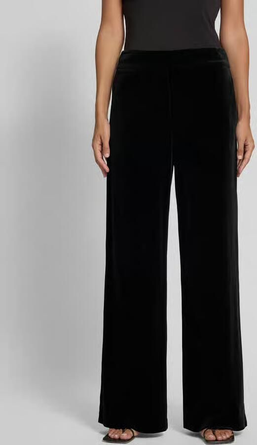 Christian Berg Cocktail Wide fit stoffen broek met brede band