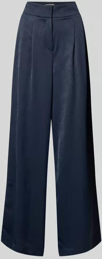 Christian Berg Cocktail wide fit stoffen broek met structuurpatroon - Foto 2