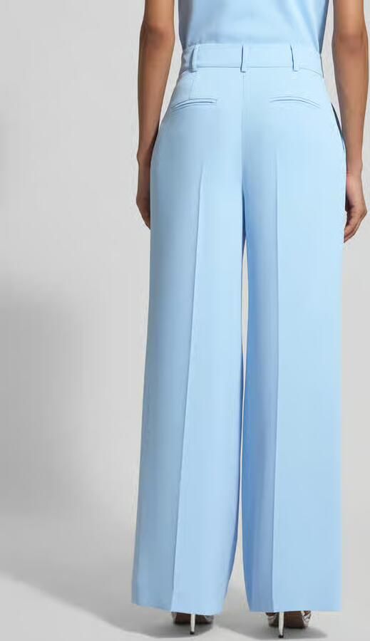 Christian Berg Cocktail Wide Fit stoffen broek met vouwplooien - Foto 3