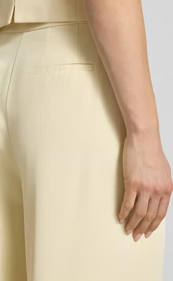 Christian Berg Cocktail Wide leg stoffen broek met rimpelingen