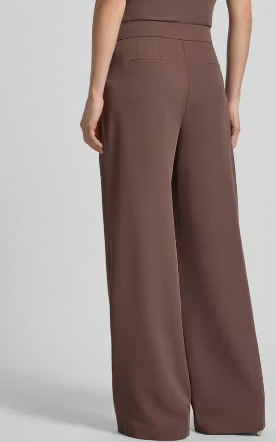 Christian Berg Cocktail Wide leg stoffen broek met rimpelingen - Foto 2