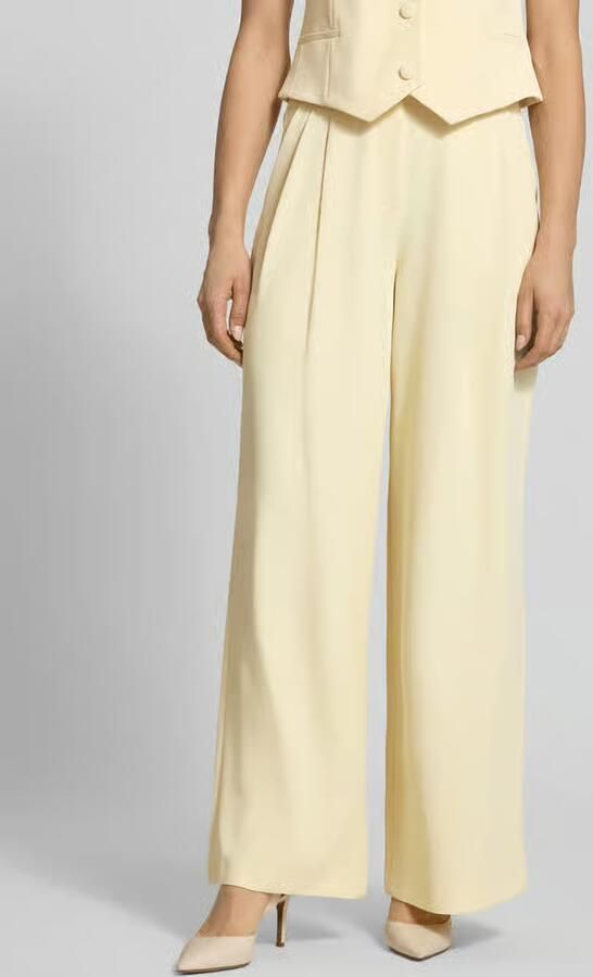 Christian Berg Cocktail Wide leg stoffen broek met rimpelingen - Foto 2