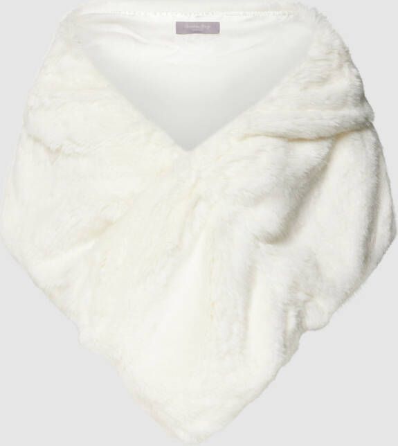 Christian Berg Cocktail Cocktailjack met imitatiebont