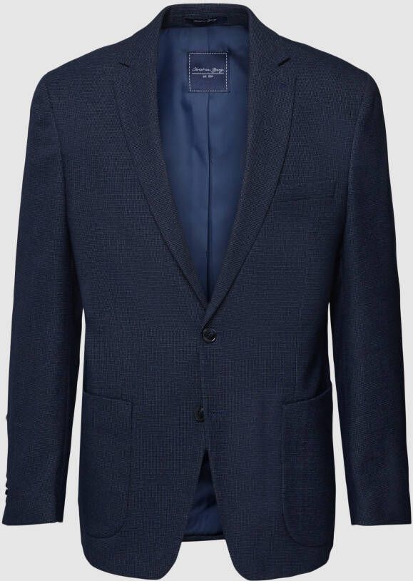 Christian Berg Men Regular fit 2-knoops colbert met reverskraag