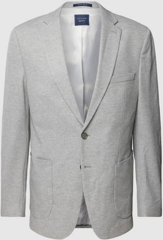 Christian Berg Men 2-knoops colbert met viscose