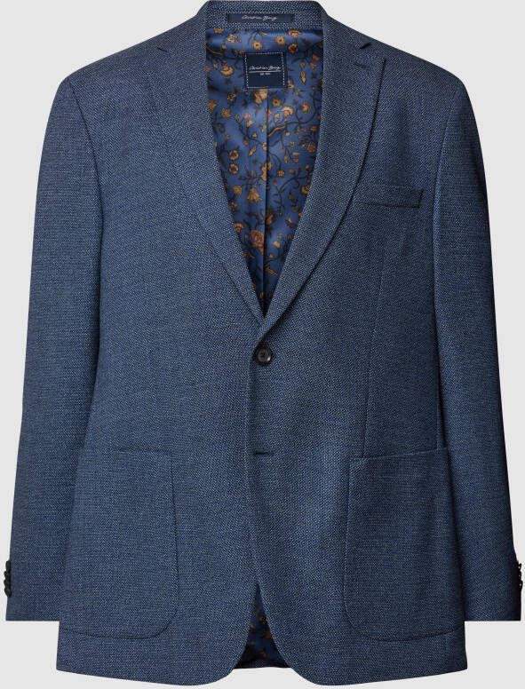 Christian Berg Men 2-knoops colbert met viscose