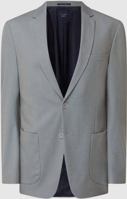 Christian Berg Men 2-knoops colbert van jersey