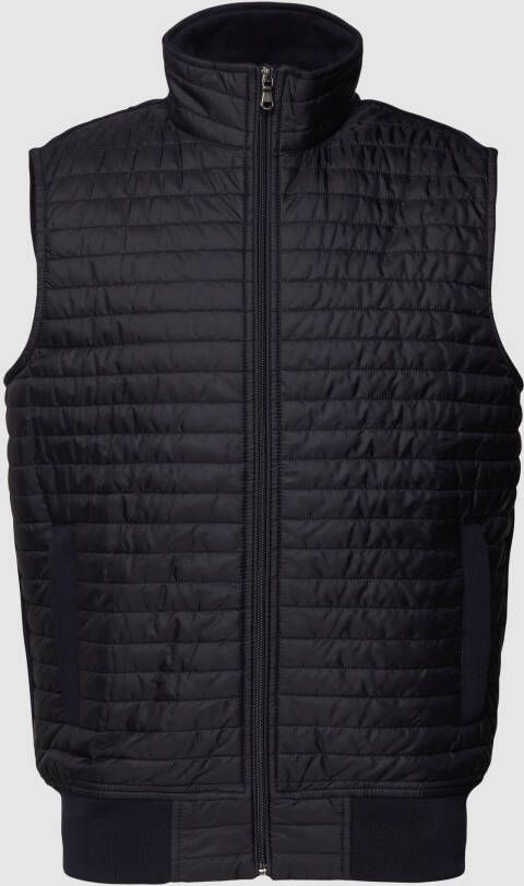 Christian Berg Men Bodywarmer met contrasterende inzetten