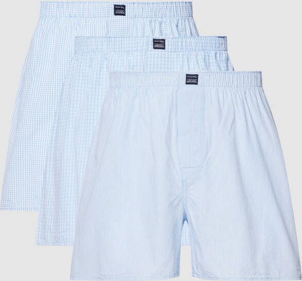 Christian Berg Men Boxershort met all-over motief in een set van 3 stuks