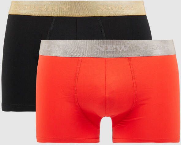 Christian Berg Men Boxershort met elastische band in een set van 2 stuks