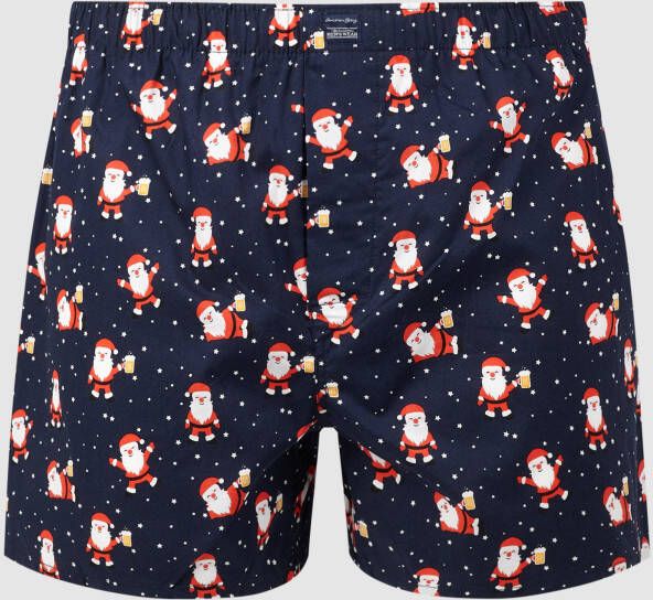 Christian Berg Men Boxershort met elastische band in een set van 2 stuks