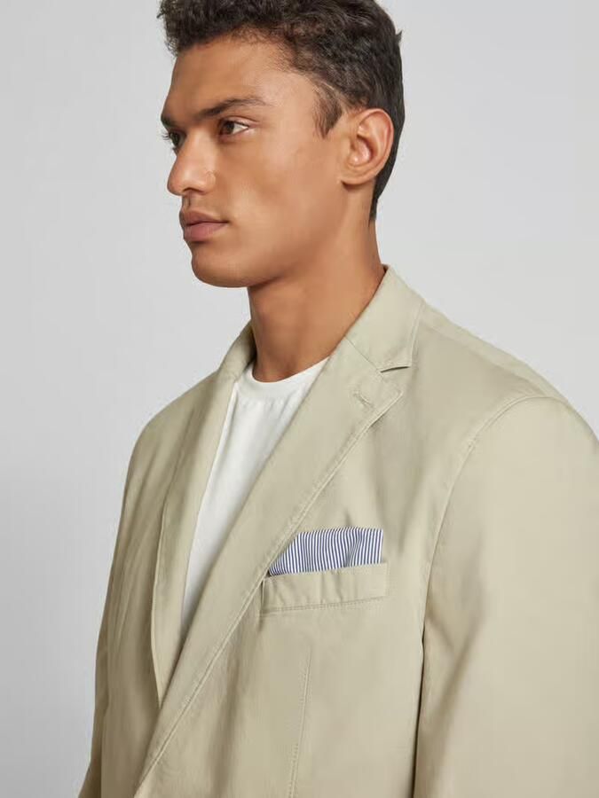 Christian Berg Men 2-knoops colbert comfort fit met reverskraag