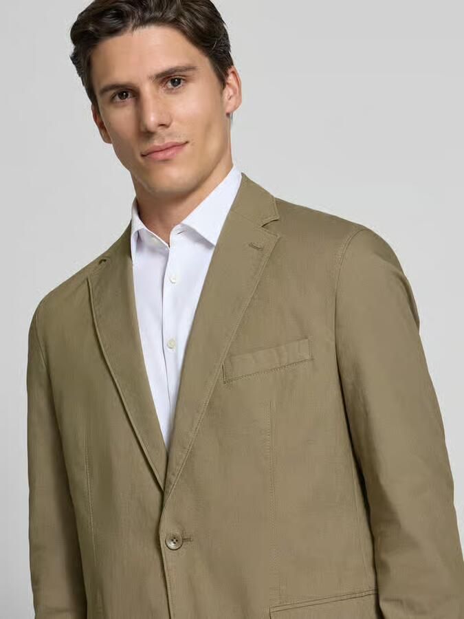 Christian Berg Men 2-knoops colbert comfort fit met reverskraag