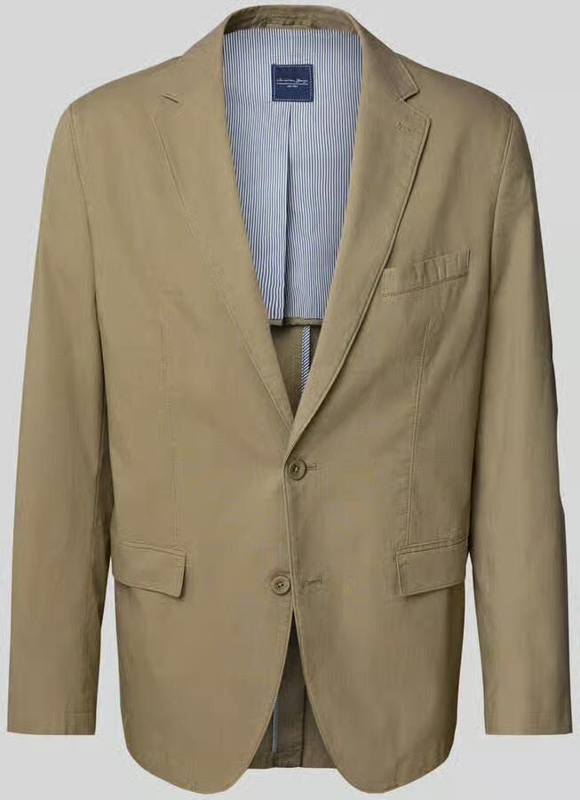 Christian Berg Men 2-knoops colbert comfort fit met reverskraag - Foto 2