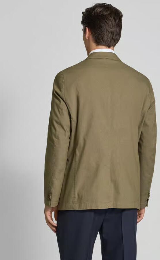 Christian Berg Men 2-knoops colbert comfort fit met reverskraag
