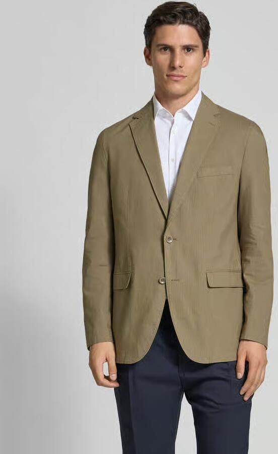 Christian Berg Men 2-knoops colbert comfort fit met reverskraag - Foto 4