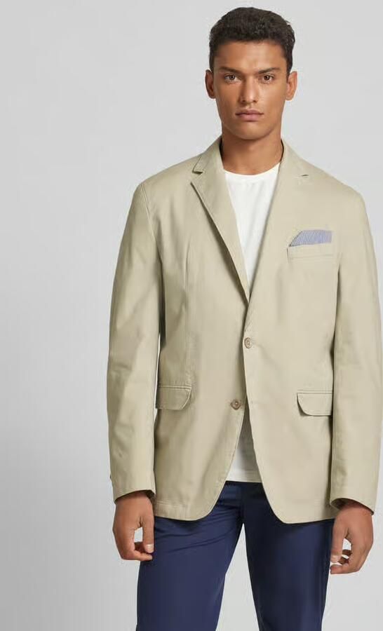 Christian Berg Men 2-knoops colbert comfort fit met reverskraag - Foto 4