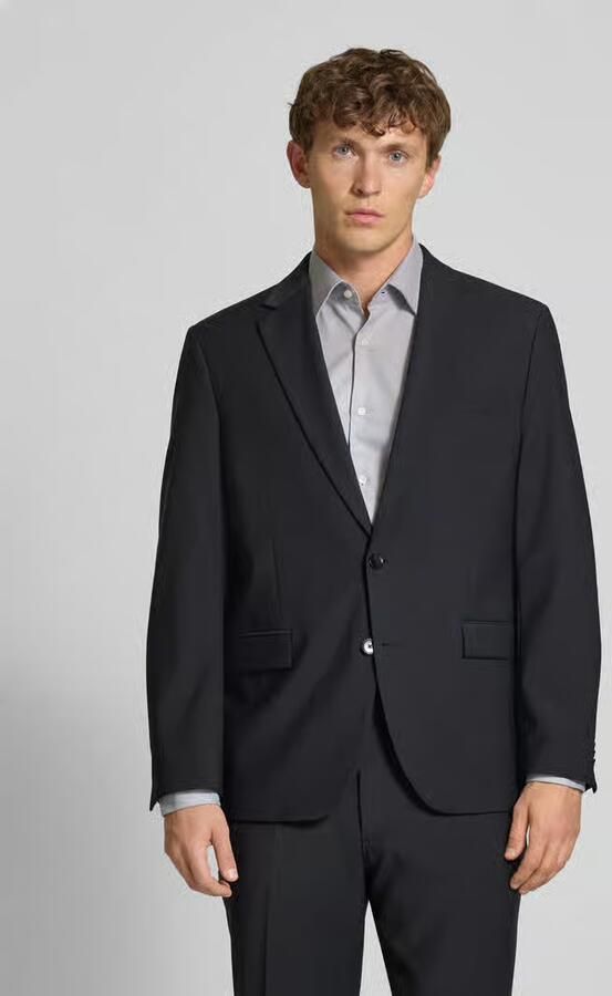 Christian Berg Men 2-knoops colbert comfort fit met wolgehalte - Foto 3