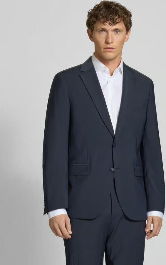 Christian Berg Men 2-knoops colbert comfort fit met wolgehalte - Foto 3