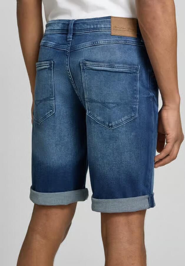 Christian Berg Men Bermuda's in 5-pocketmodel met omslag