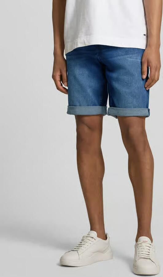 Christian Berg Men Bermuda's in 5-pocketmodel met omslag - Foto 3