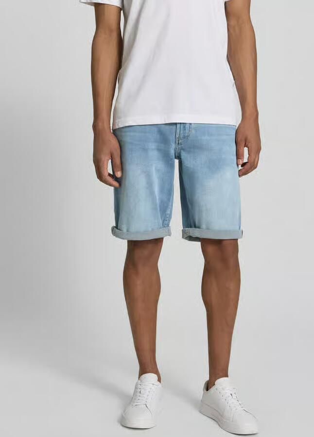 Christian Berg Men Bermuda's in 5-pocketmodel met omslag - Foto 4