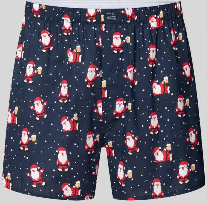 Christian Berg Men Boxershort met elastische band in een set van 2 stuks