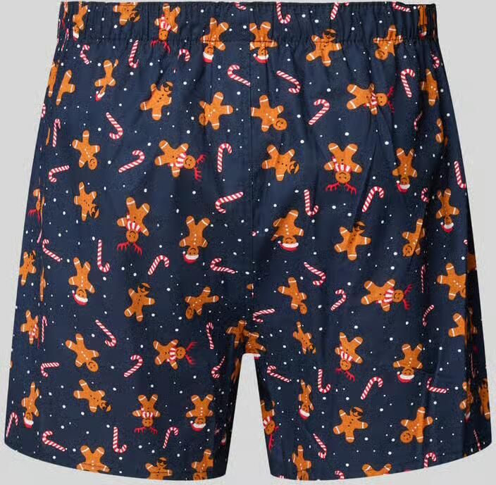 Christian Berg Men Boxershort met elastische band in een set van 2 stuks