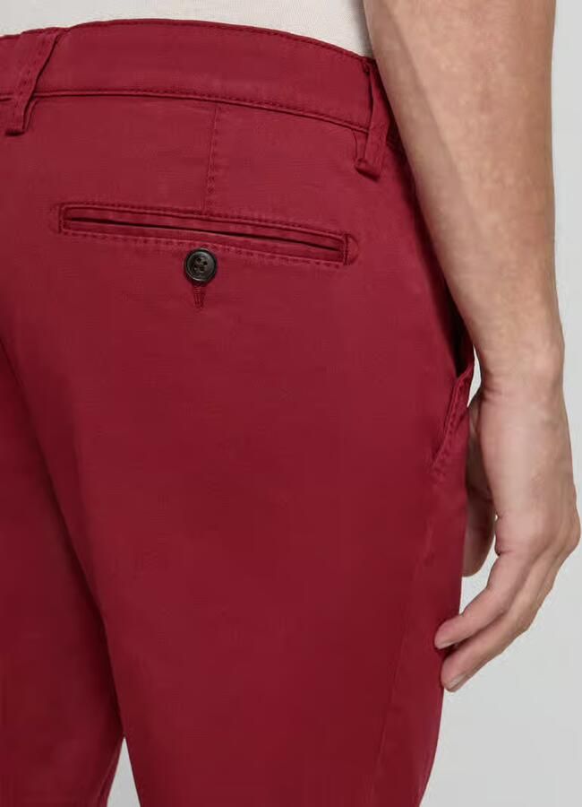 Christian Berg Men Chino met Franse steekzakken
