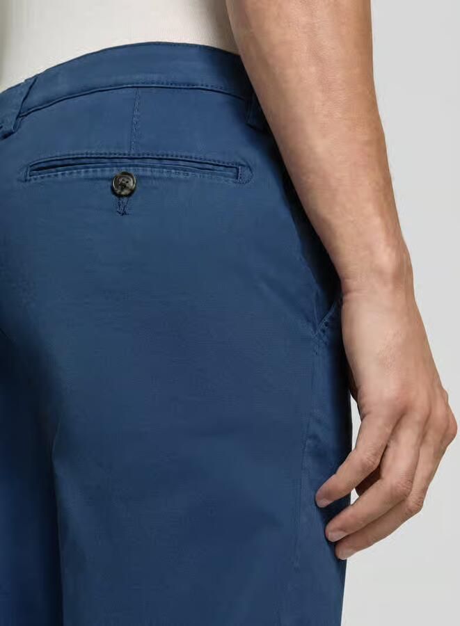 Christian Berg Men Regular fit chino met ceintuurlussen