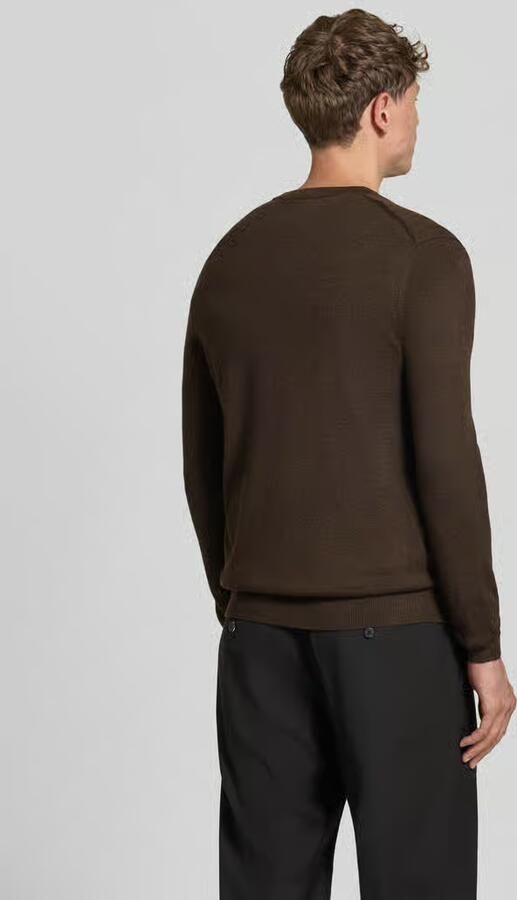 Christian Berg Men Cardigan van wolmix met v-hals - Foto 3