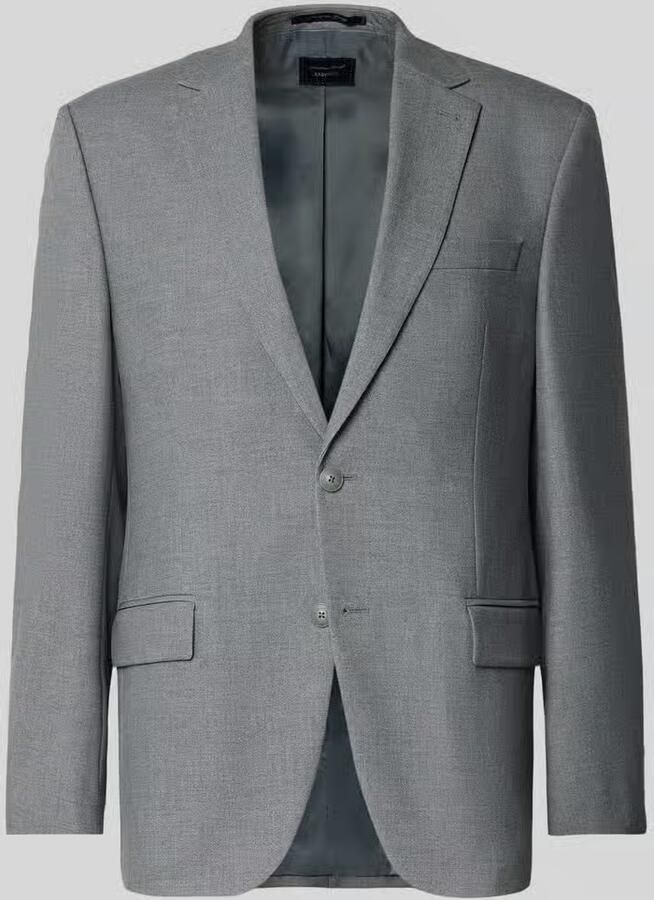 Christian Berg Men comfort fit 2-knoops colbert met patteszakken - Foto 2