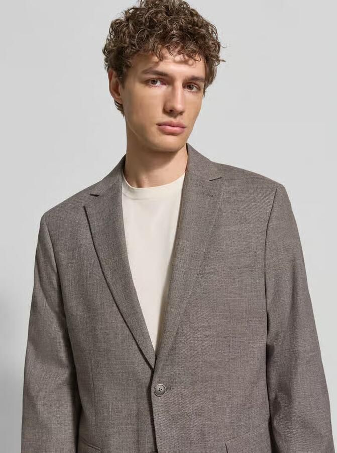 Christian Berg Men comfort fit 2-knoops colbert met patteszakken