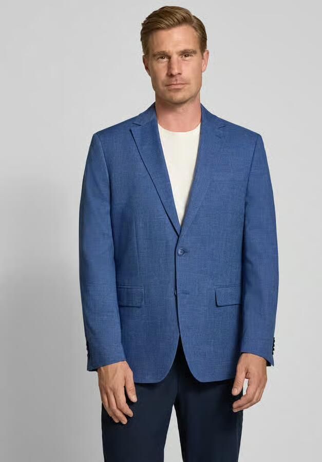Christian Berg Men comfort fit 2-knoops colbert met patteszakken - Foto 2